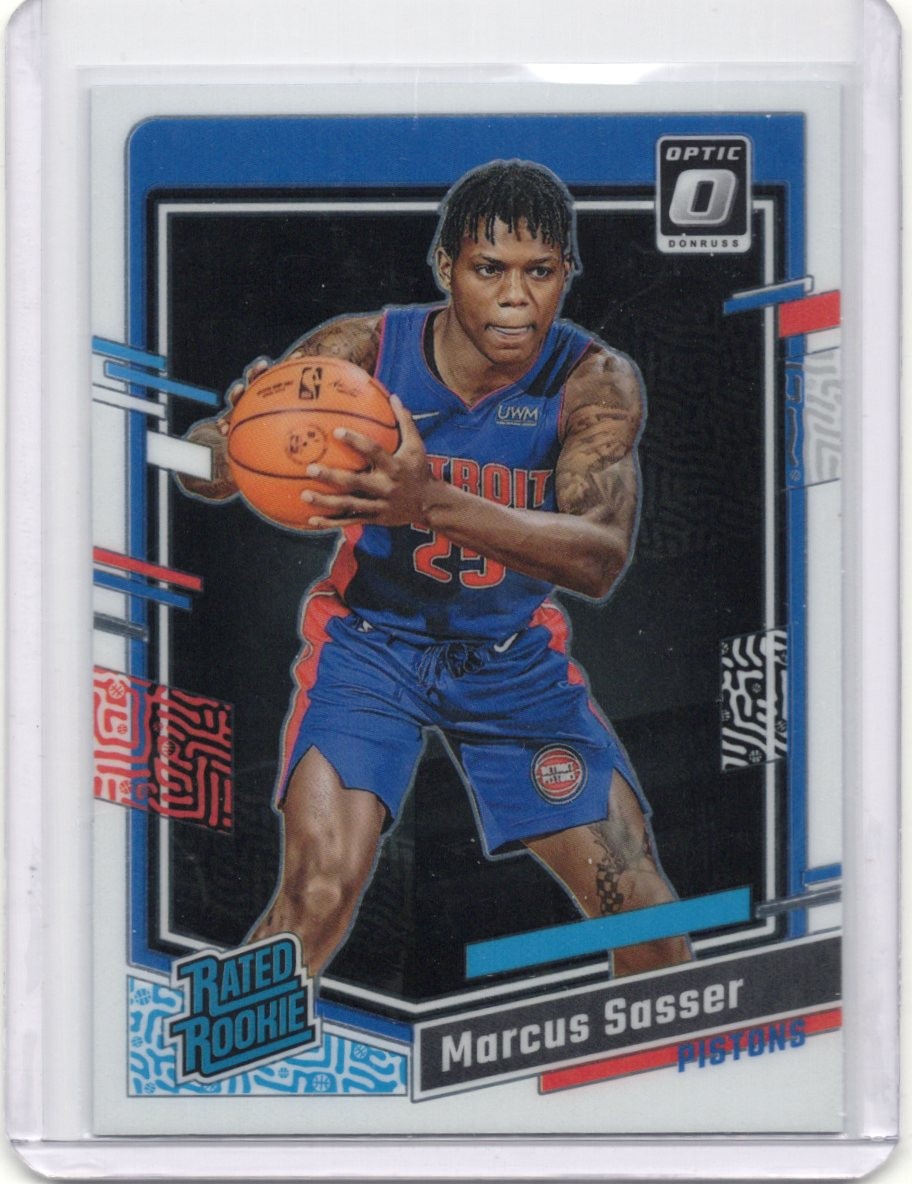 2023-24 Donruss Optic - Rated Rookie Marcus Sasser #242 (RC) Pistons