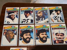 1977 Topps Football Oakland Raiders Lot