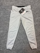 Under Armor Youth Baseball Pants Color Gray Size-XS New