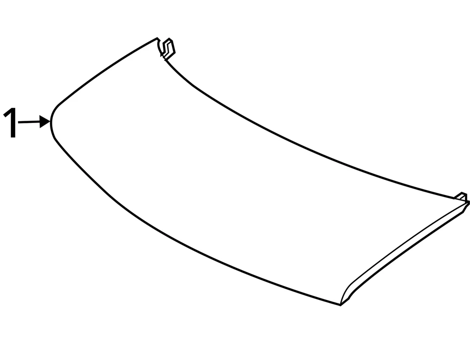 Used Hood fits: 2019 Gmc Savana 2500 van Grade C Foto 4 de 4