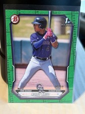 2026 Bowman Baseball Green Paper Parallel /99 Roldy Brito Rockies