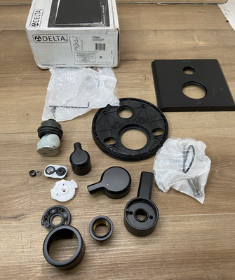 #ad #ad Delta T27899 BL Pivotal 17 Series Pressure Balanced Valve Trim Black *READ* $399.99