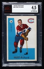 1959-60 Parkhurst Henri Richard #39 BVG 4.5 HOF q4n