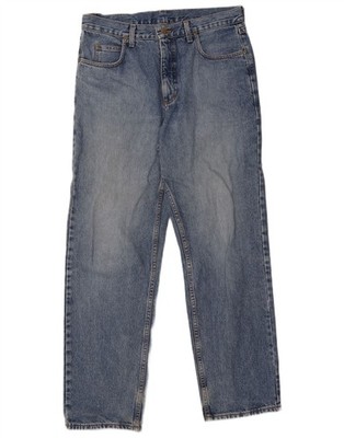 LEE Herren Kansas Straight Jeans W36 L32 blau Baumwolle DI09