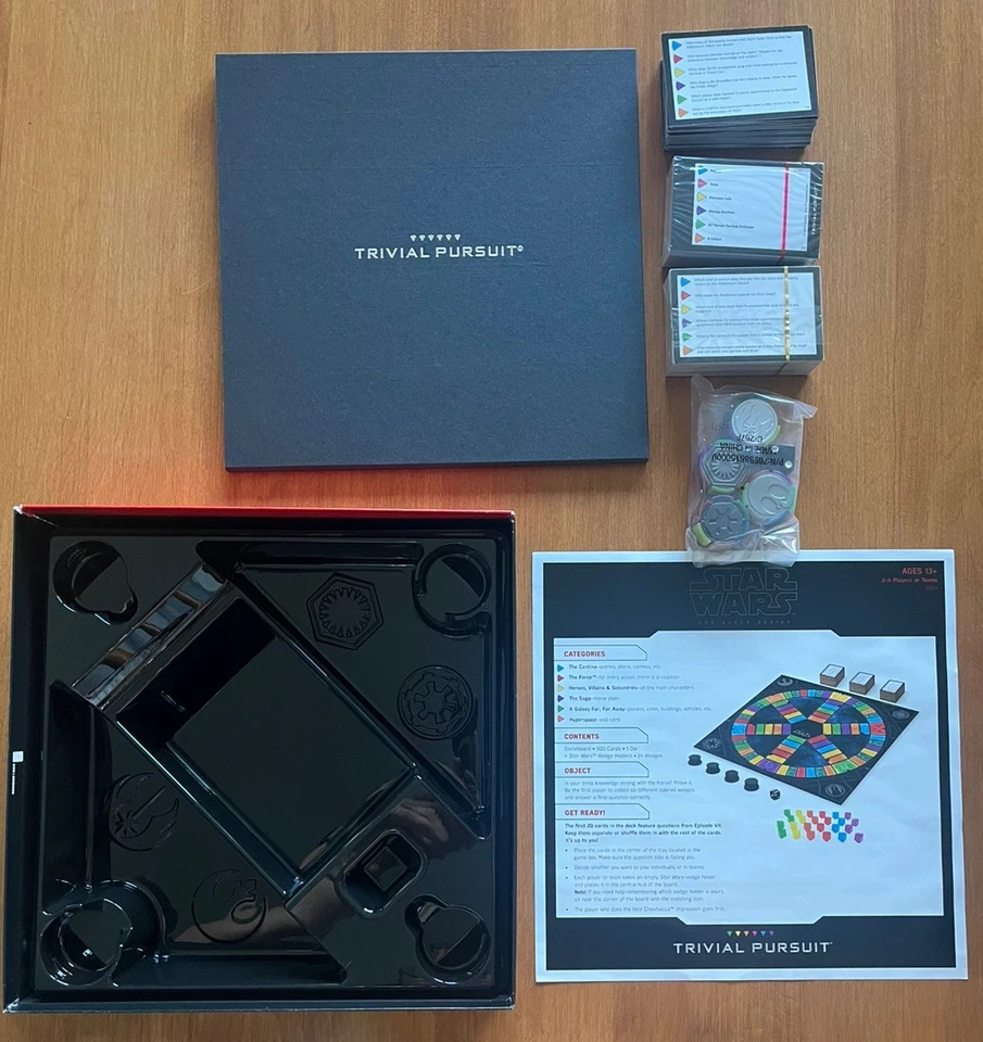 Hasbro Trivial Pursuit Star Wars The Black Series Edition Juego de Mesa Foto 3 de 4