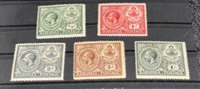 BAHAMAS SG106-10 the 1920 GV Peace Commemoration set of 5 fine mint