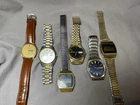 Seiko Lot Parts Repair LED LCD Digital Analog 8223 5Y23 M929 7N43 A159 Vintage