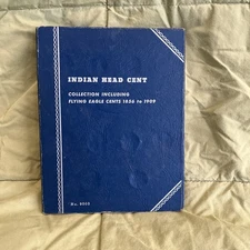 Whitman Coin Collector Folder #9003 Indian Head Cent 1875-1909, Flying Eagle
