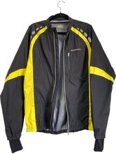 Boardman X-Large Cycling Jacket Reflective Windproof Black Yellow