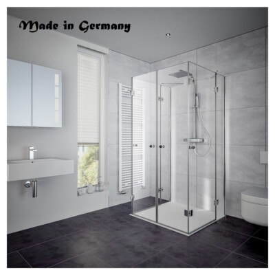 HSK U-Shape Shower Enclosure Screen Cubicle Cabin Swing 270° Hinged Folding 