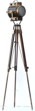 Nautical Hollywood Spot Light Searchlight Studio Floor Lamp with Tripod Stand