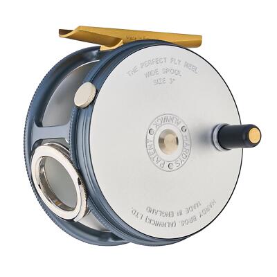 Hardy 1921 Wide Spool Perfect Fly Reel Gunmetal Click Check LHW/RHW