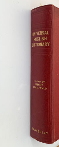 Universal English Dictionary by Henry Cecil Wyld (Hardcover 1956) Waverley