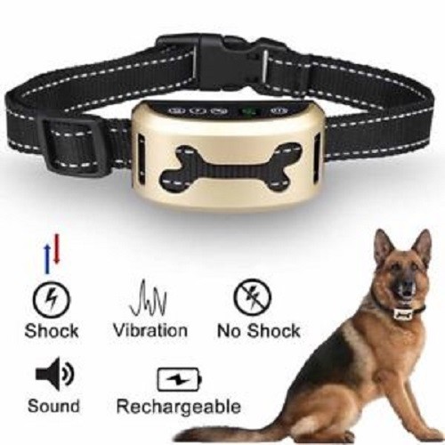 Anti Bark Electric Shock Dog Collar Stop Barking Pet Training Collar