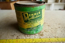 Vintage Empty 1 lb Size Can Dekalb Heptachlor  Lot 25-15-B