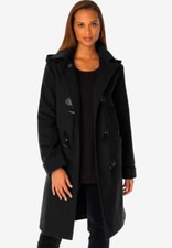 Woman Within Wool Hooded Coat, Size 22w, (id#8067829-c2)