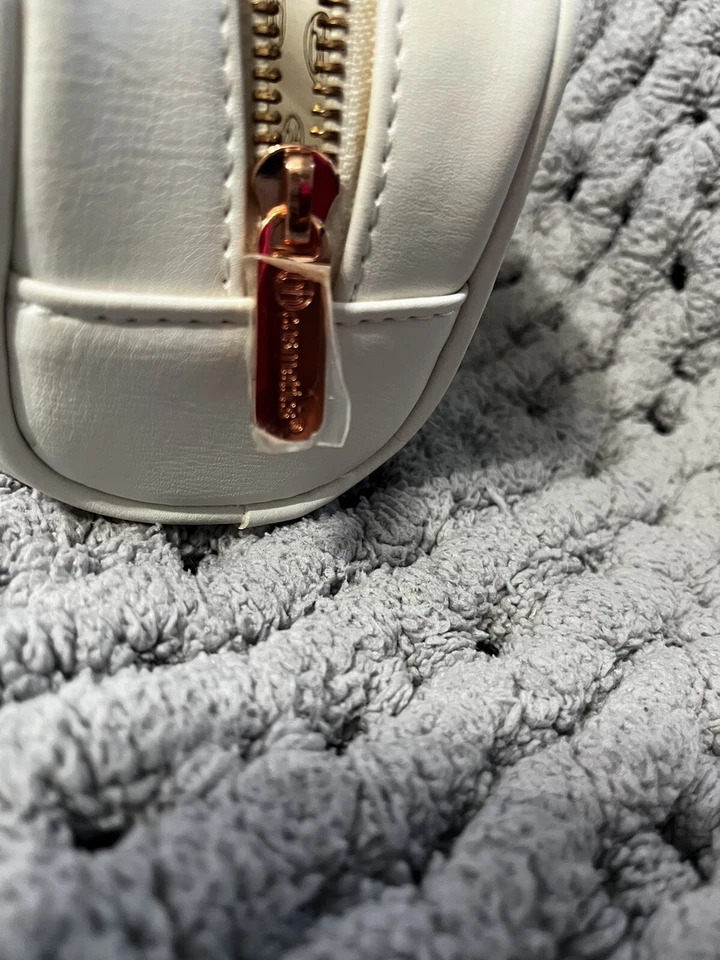 Elegante estuche de viaje maquillaje cosmético sujetador blanco Foto 4 de 4