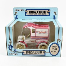 VTG Sealed 1987 ERTL 1905 Ford Delivery Car Bank Diecast Metal 1:25 True Value
