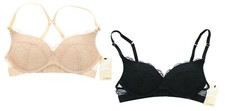 Lively The Lace Wireless T-Shirt Bra 47570, Palm Lace Detail, Convertible Straps