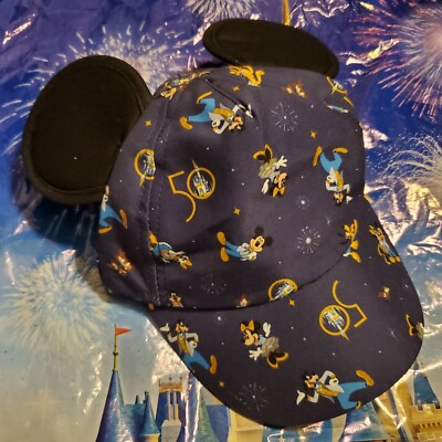 *Toddler Baseball Hat w/ Ears* 2021 Walt Disney World Parks 50th Anniv  Mickey