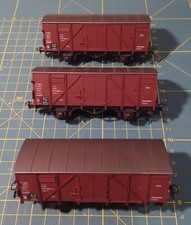 Roco 1129698 - Scala H0 - Lotto 3 Carri merci chiusi (21)