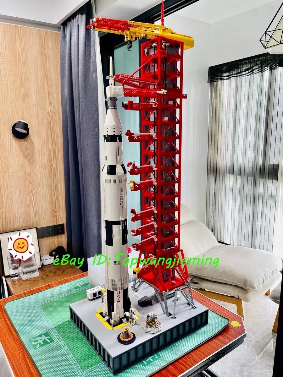 Apollo Saturn V LAUNCH Tower For LEGO NASA Apollo Saturn V 21309/92176 bricks