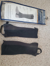 Ariat Bronze Scout Chap XSM Horse Riding Used Great Condition Black