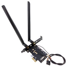 BCM94360CS2 to Desktop PCIe Converter WiFi Bluetooth Card Adapter Dual Antenna