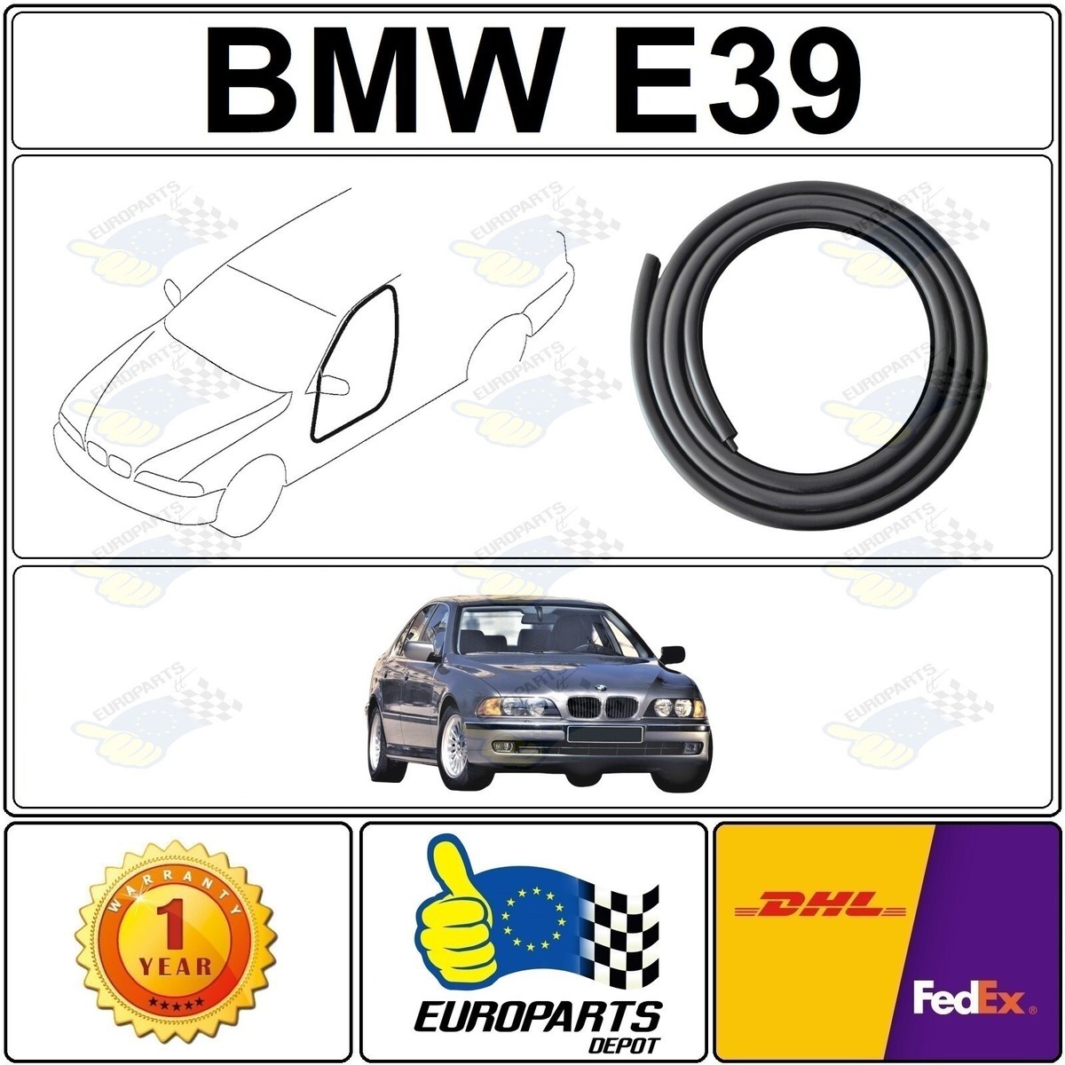 BMW E39 5-Series Rubber/Velvet Door Seal Edge Protector