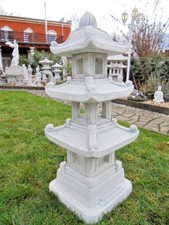 Steinlaterne, Japan Lampe, 88 cm, Feng Shui, Steinguss, Park & Gartendekoration 