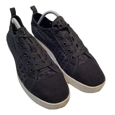 Women's 11 Kookaburra by UGG Kellen Low Sneaker/ Tennis Shoe Black Weave Canvas