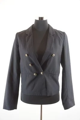 Joseph Ribkoff Damenblazer Blazer 36 schwarz Zweireiher Metallknöpfe Tuch D309 - Bild 1 von 4