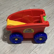 VTG Fisher-Price Little People Builders Load n  Go Pull Wagon Kids Rare Toy