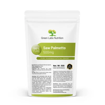 Saw Palmetto Powder Serenoa Repens Envío mundial gratuito palma enana americana