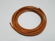 5 feet Vintage Braided Cloth Covered Primary Wire 16 gauge 16ga Solid Orange