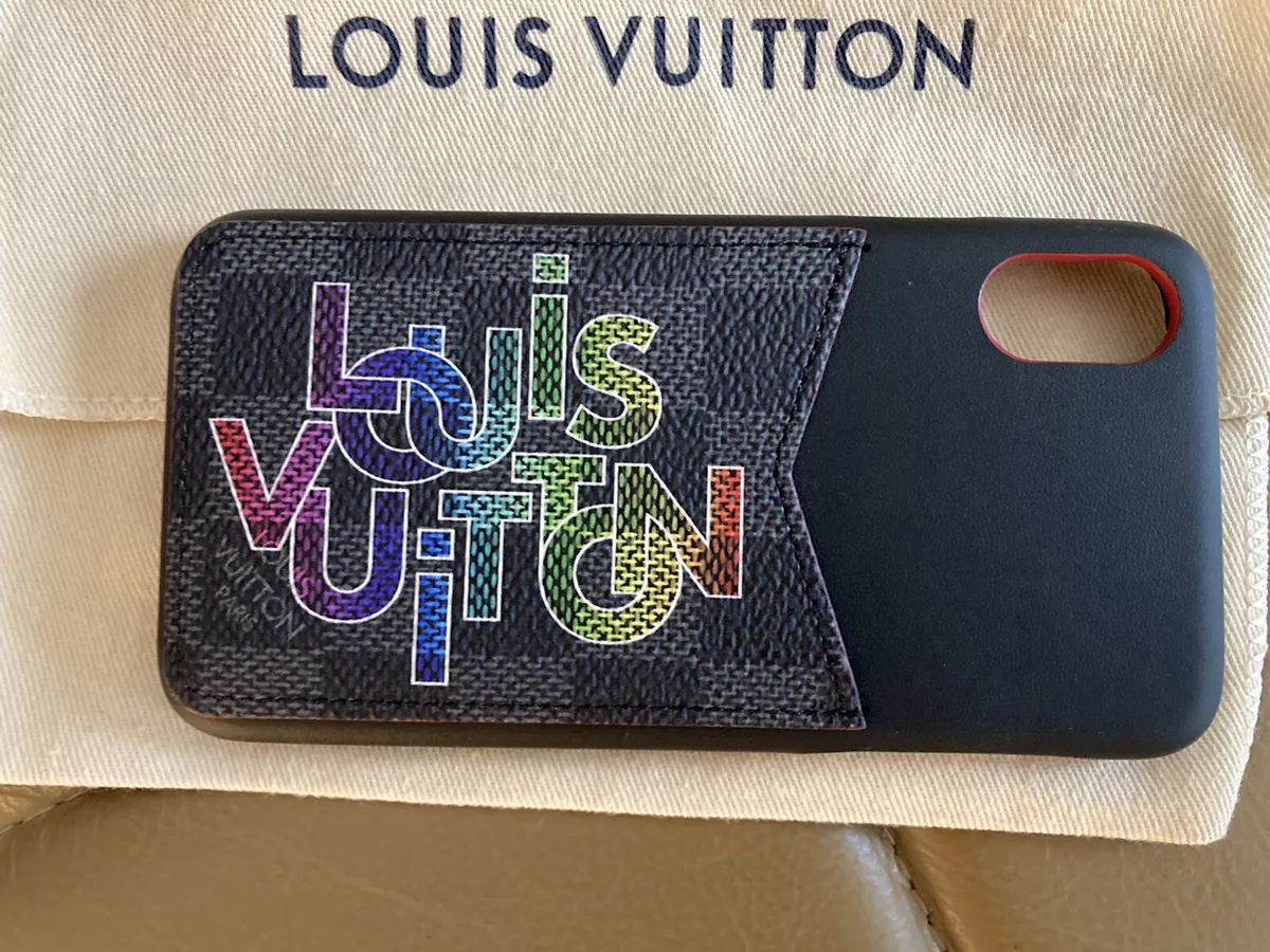 Louis Vuitton iPhone Case Damier Graphite XS Black in Coated  Canvas/Calfskin - US