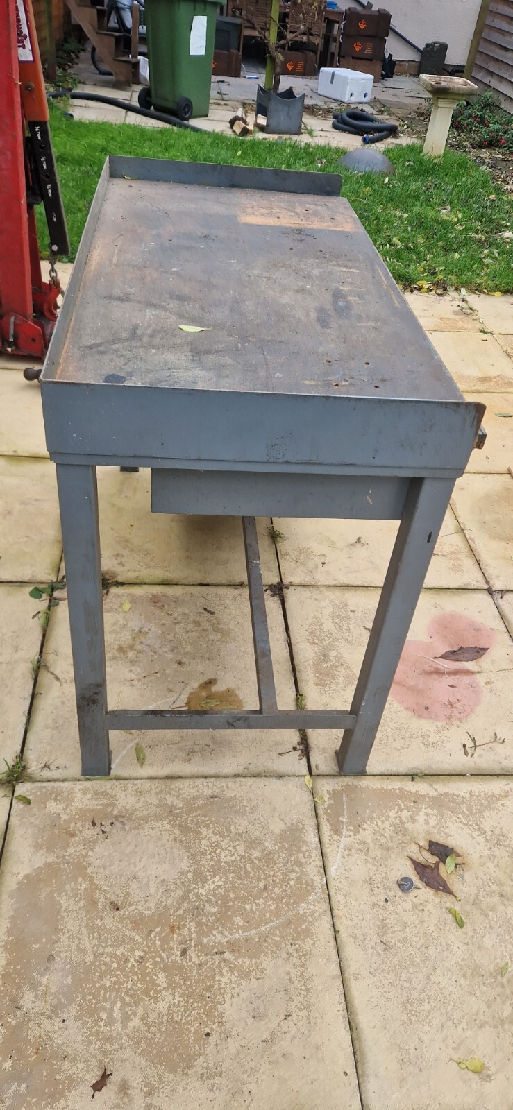 Steel workbench heavy duty eBay