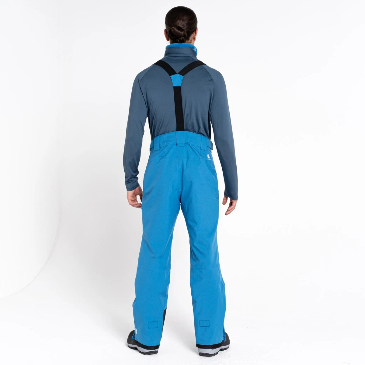 Uomo Dare2b Achieve II Vallarta Blu Elasticizzato Sci Salopette Neve  Pantaloni