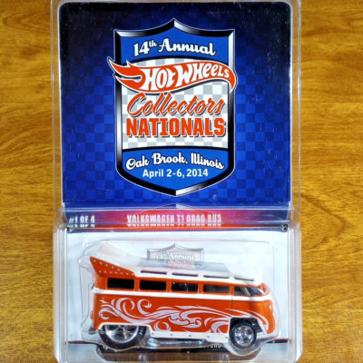 Hot Wheels RLC 14th Collectors Nationals VW Volkswagen T1 Drag Bus
