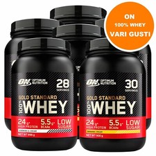 ON Optimum Nutrition Gold Standard 100% Whey Proteine Gusto a Scelta da 0.9kg