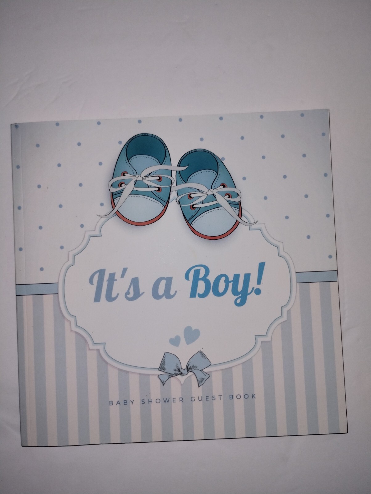Baby Shower Guest Book It's a Boy Baby Elephant Guestbook + BONUS Gift Tracker Log and