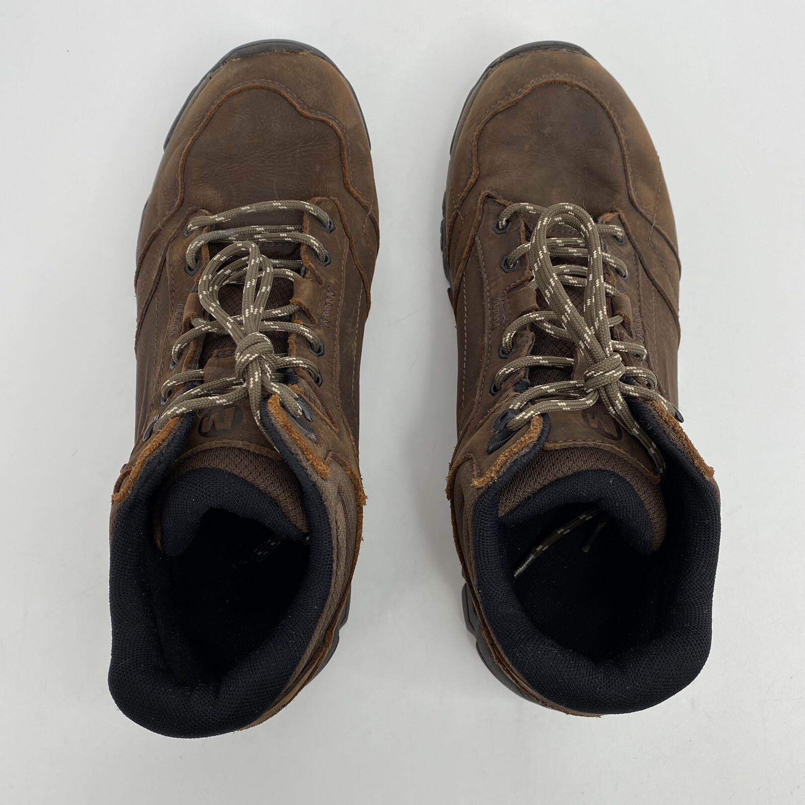 Mens 10.5 Merrell Moab Adventure Dark Earth Mid Hiking Boots Casual