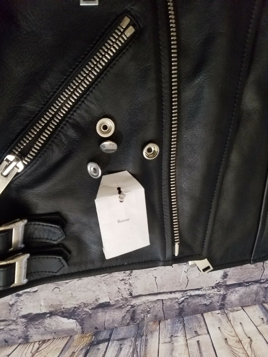 Sandro Paris Leather Biker Jacket | eBay