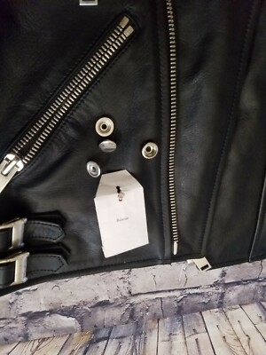 Sandro Paris Leather Biker Jacket | eBay