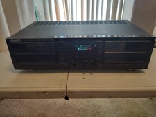 Kenwood KX-W8010 Dual Cassette Deck Tape Recorder Dubbing HiFi Stereo Japan