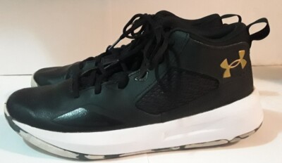 Under Armour Unisex Lockdown 5 3023949 Black Basketball Sneakers M8.5/W10 NICE Under Armour Lockdown 5  main image 4