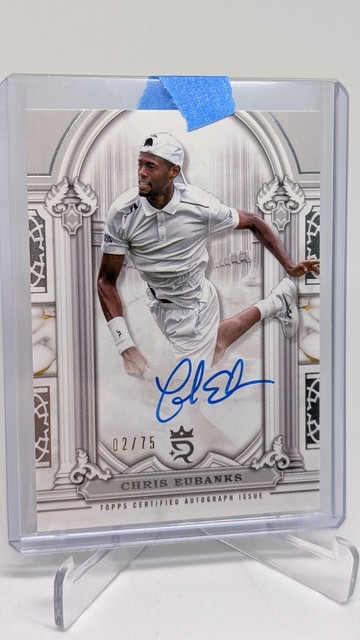 2024 Topps Royalty Tennis Chris Eubanks /75 On Card Auto