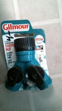 Gilmour AY2 2 Hose Connector, Swivel Nut, FREE SHIPPING