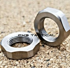 .308 Stainless Jam Nut Washer 308 5/8x24 TPI Pack of 2 Jam Nuts For Muzzle Brake