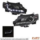 DRL LED Head Lights Ford FPV Falcon FG Sedan Ute XR6 TURBO XR8 BOSS GS Series 1